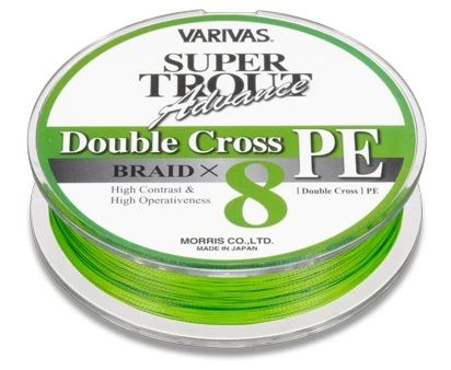 Varivas Super Trout Advance PE Double Cross Light Green 3 Varivas Super Trout Advance PE Double Cross Light Green