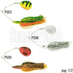 Alternative view of Molix Pike Spinnerbait Willow Tandem