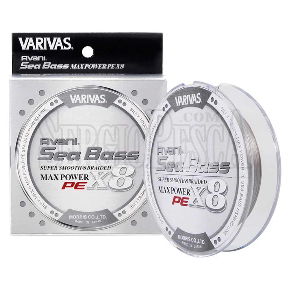 Varivas Avani Sea Bass PE Max Power X8 Stealth Grey 3 Varivas Avani Sea Bass PE Max Power X8 Stealth Grey