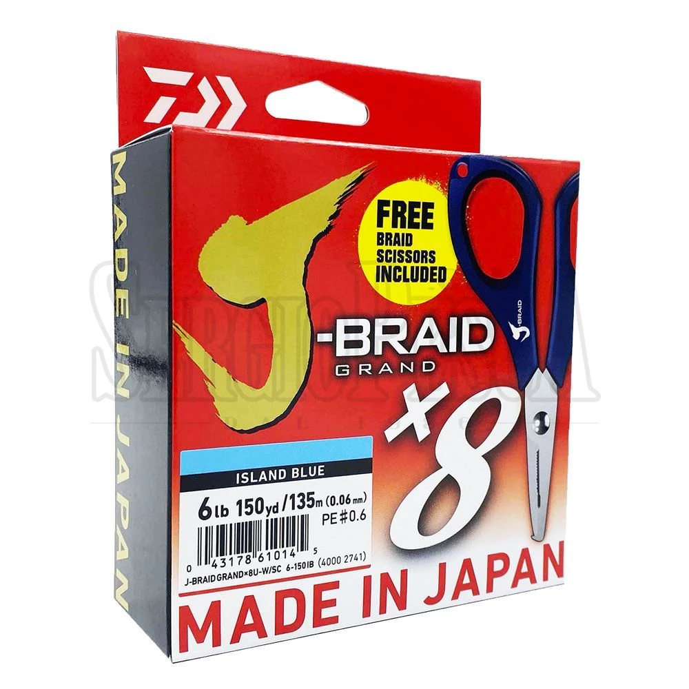 Daiwa J-Braid Grand X8 Free Braid Scissors 3 Daiwa J-Braid Grand X8 Free Braid Scissors