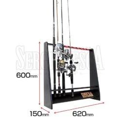 Wooden Rod Stand 620-600DB 15 Wooden Rod Stand 620-600DB -Negozio Di Pesca 0068198 wooden rod stand 620 600db