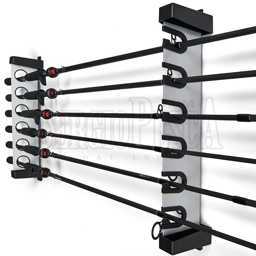 Abu Garcia Horizontal 6 Rod Rack 5 Abu Garcia Horizontal 6 Rod Rack - immagine 3