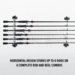 Abu Garcia Horizontal 6 Rod Rack 13 Abu Garcia Horizontal 6 Rod Rack -Negozio Di Pesca 0068951 horizontal 6 rod rack
