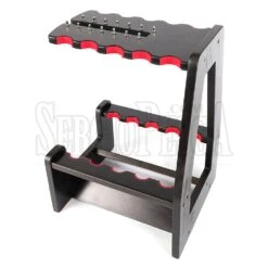 Alternative view of Wooden Rod Stand Open Side