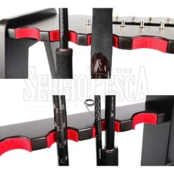 Wooden Rod Stand Open Side 13 Wooden Rod Stand Open Side -Negozio Di Pesca 0069925 wooden rod stand open side