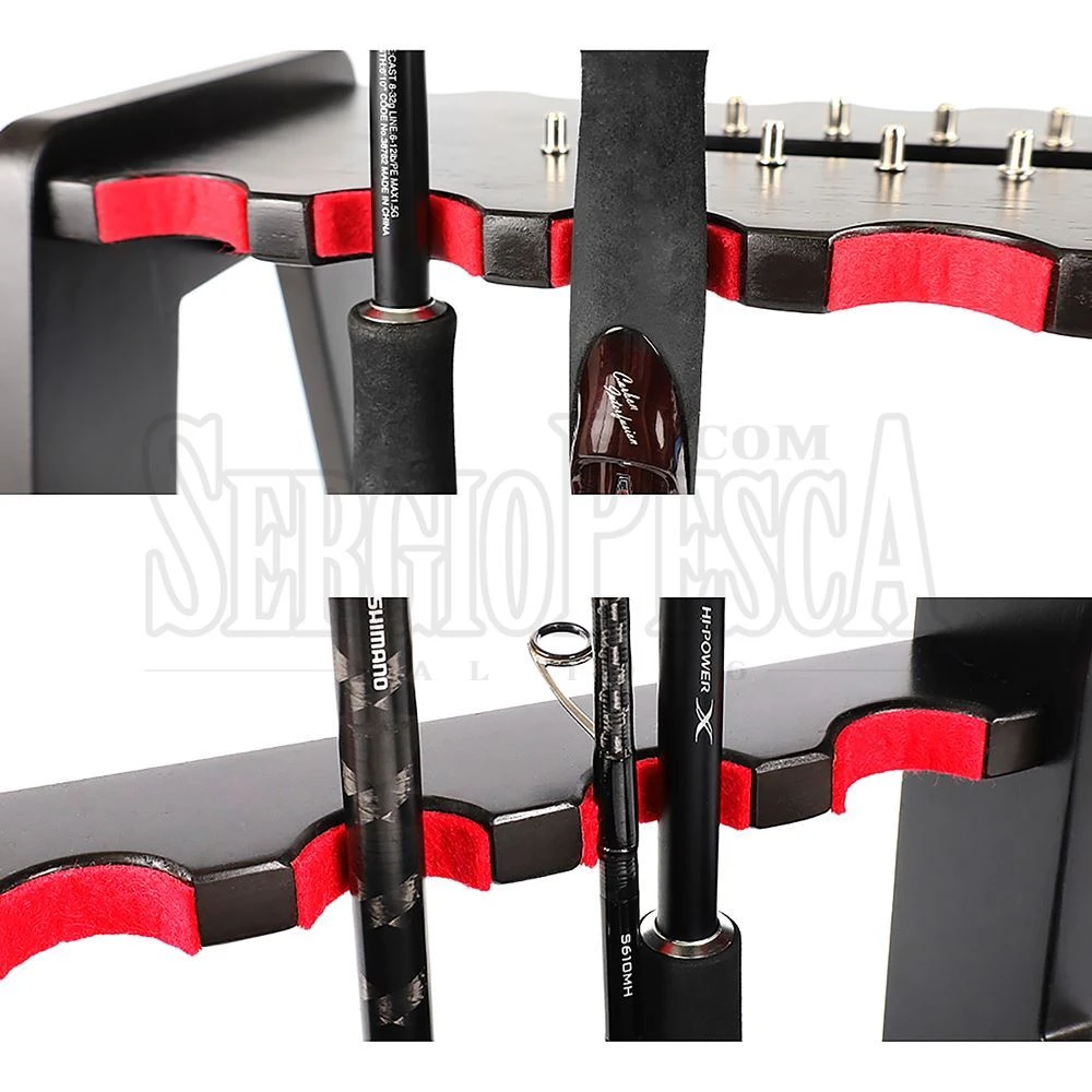 Wooden Rod Stand Open Side 7 Wooden Rod Stand Open Side - immagine 5