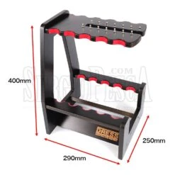 Wooden Rod Stand Open Side 15 Wooden Rod Stand Open Side -Negozio Di Pesca 0069927 wooden rod stand open side