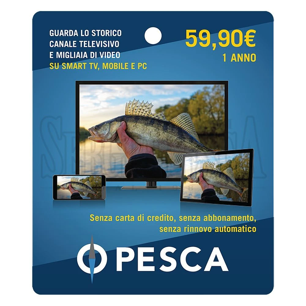 Abbonamento Annuale PESCA TV 3 Abbonamento Annuale PESCA TV