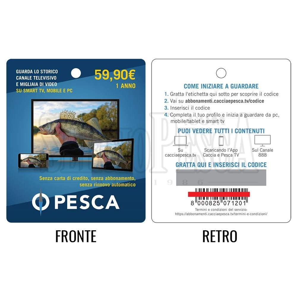Abbonamento Annuale PESCA TV 4 Abbonamento Annuale PESCA TV - immagine 2